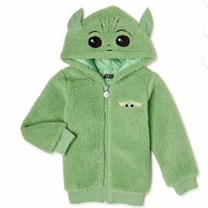 Star Wars Green Yoda Kids Hoodie  Halloween Costume 2 2T